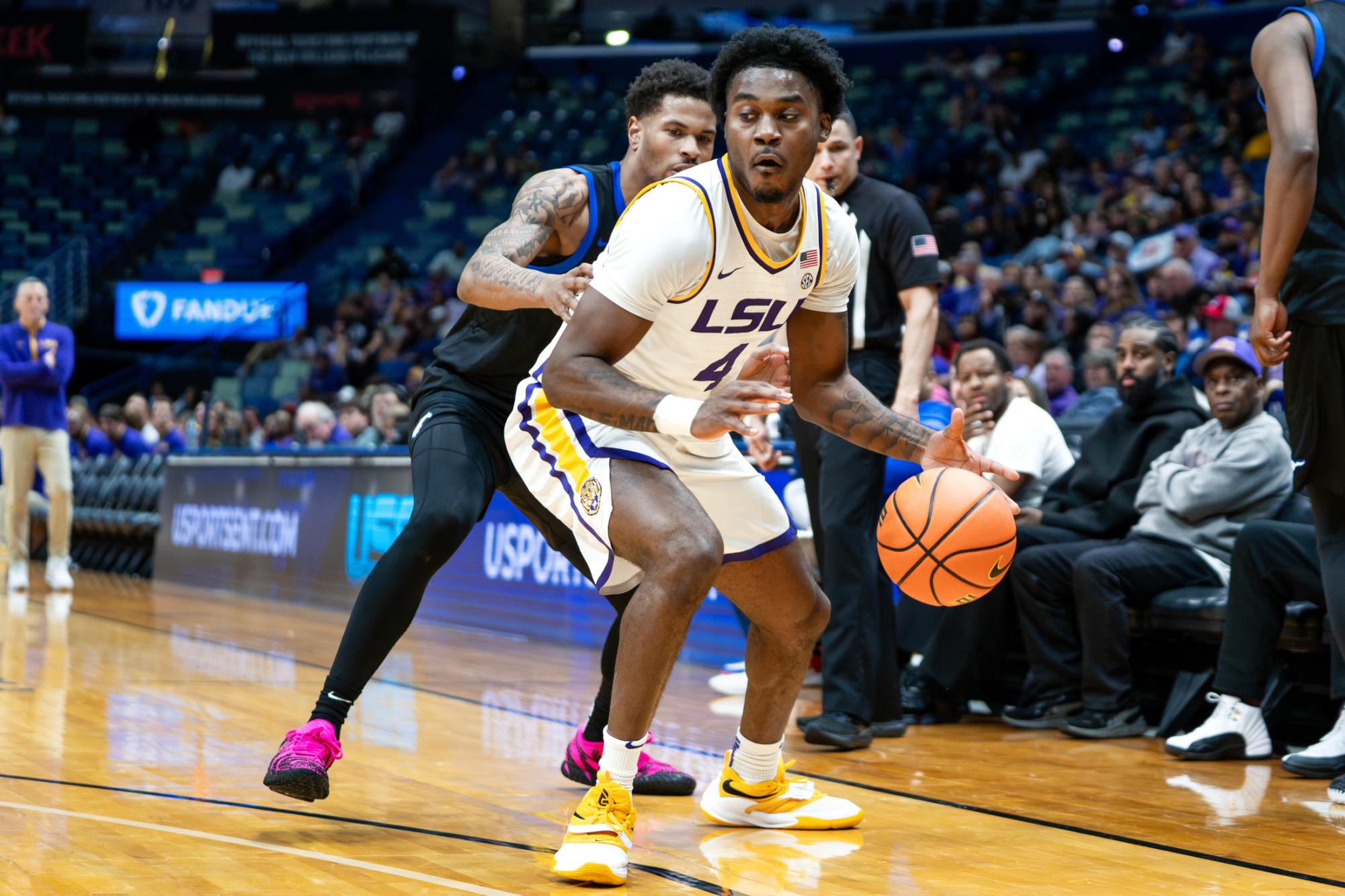 PHOTOS: LSU men's basketball defeats SMU on the road in New Orleans