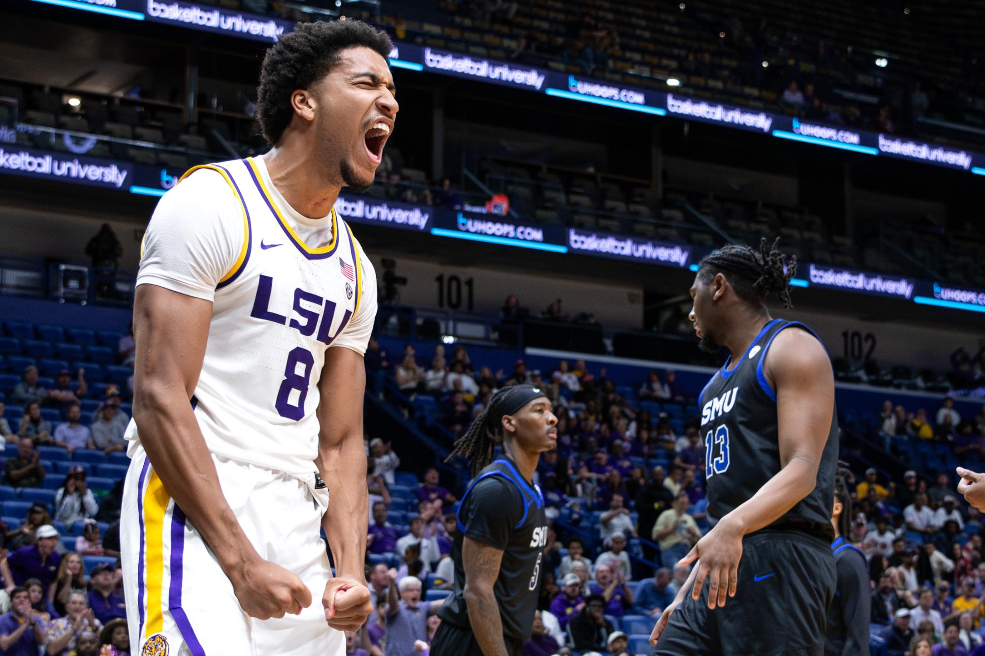 PHOTOS: LSU men's basketball defeats SMU on the road in New Orleans