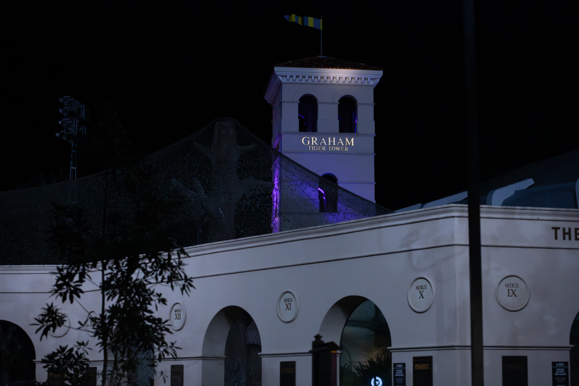 What does LSU's campus look like at night? See photos