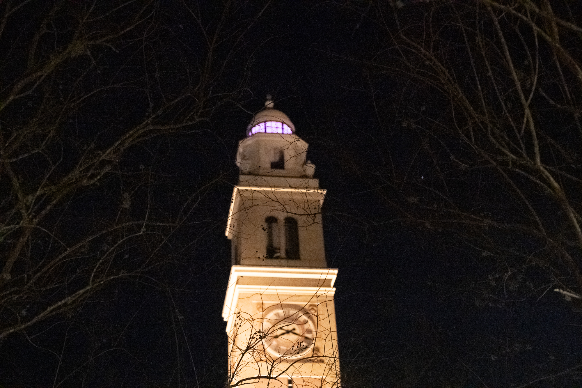 What does LSU's campus look like at night? See photos