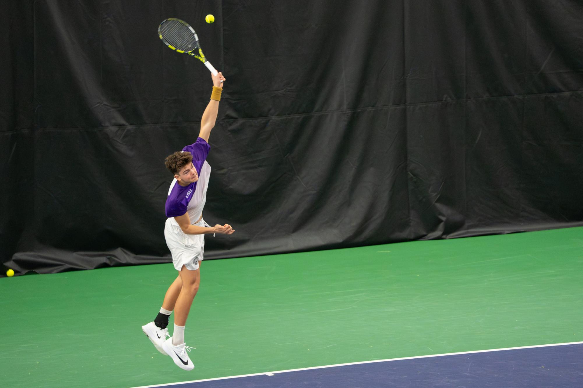 PHOTOS: LSU men's tennis dominates South Alabama