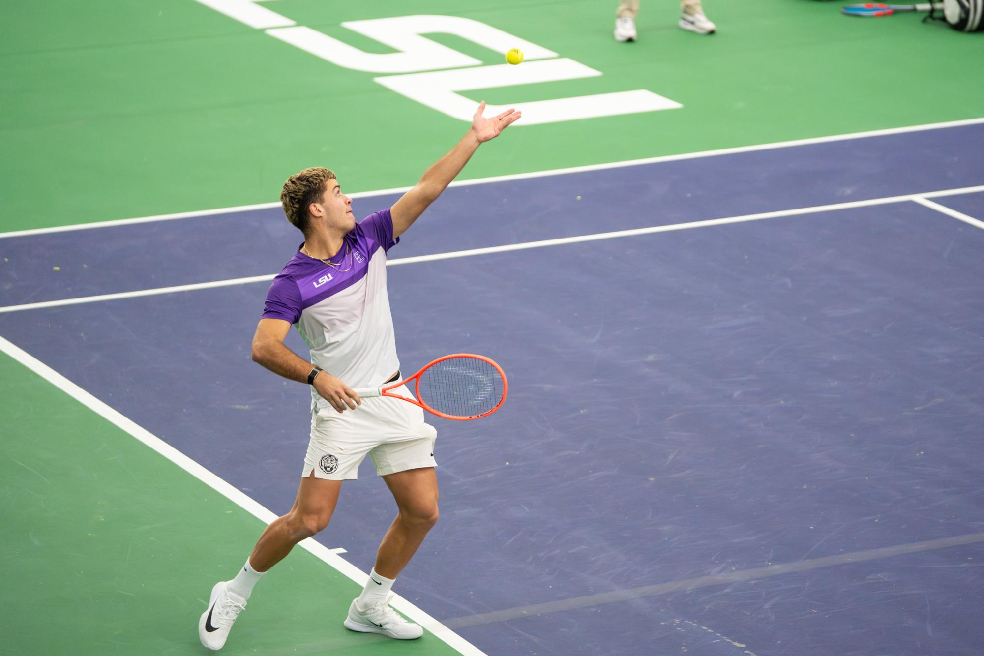 PHOTOS: LSU men's tennis dominates South Alabama