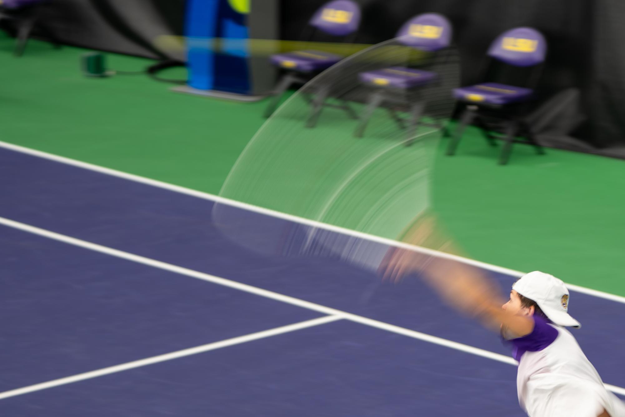 PHOTOS: LSU men's tennis dominates South Alabama