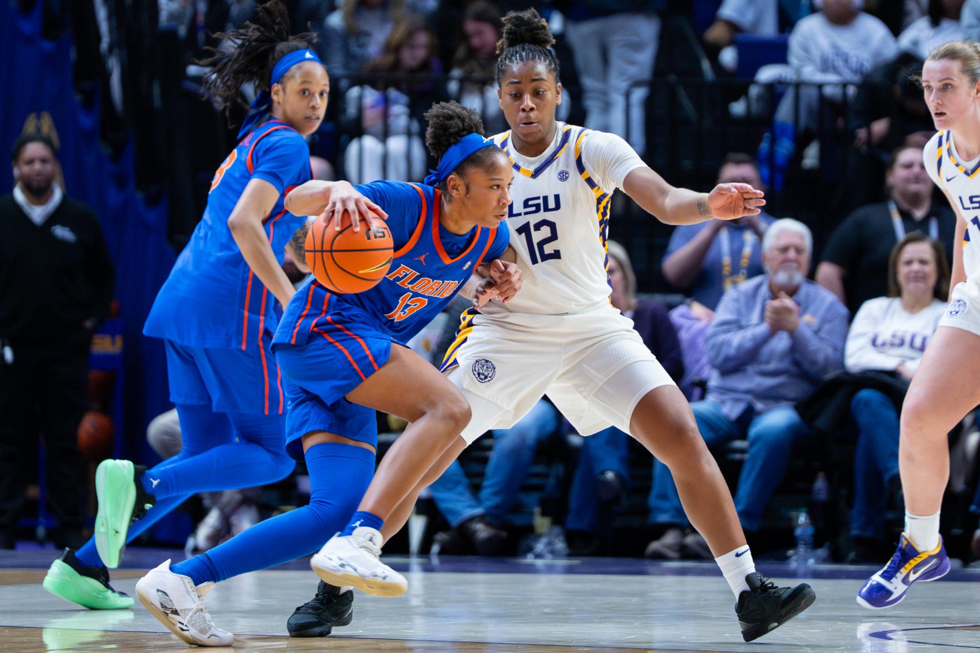 PHOTOS: LSU women's basketball defeats Florida after physical game