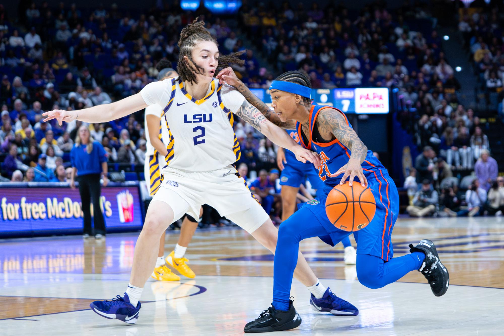PHOTOS: LSU women's basketball defeats Florida after physical game