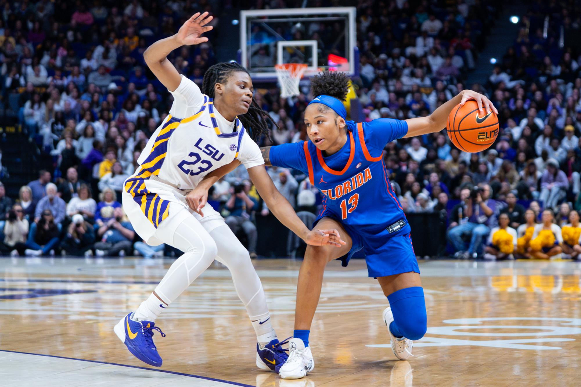 PHOTOS: LSU women's basketball defeats Florida after physical game