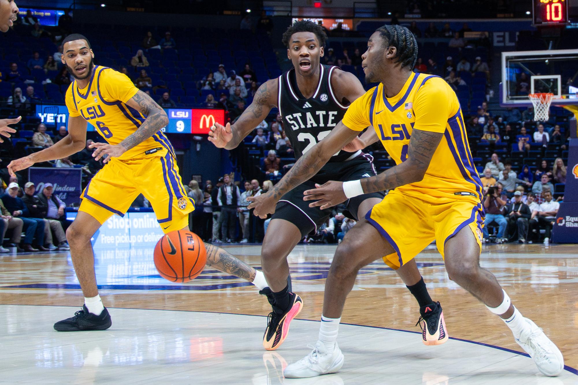 PHOTOS: LSU men's basketball suffers devastating loss to Mississippi State