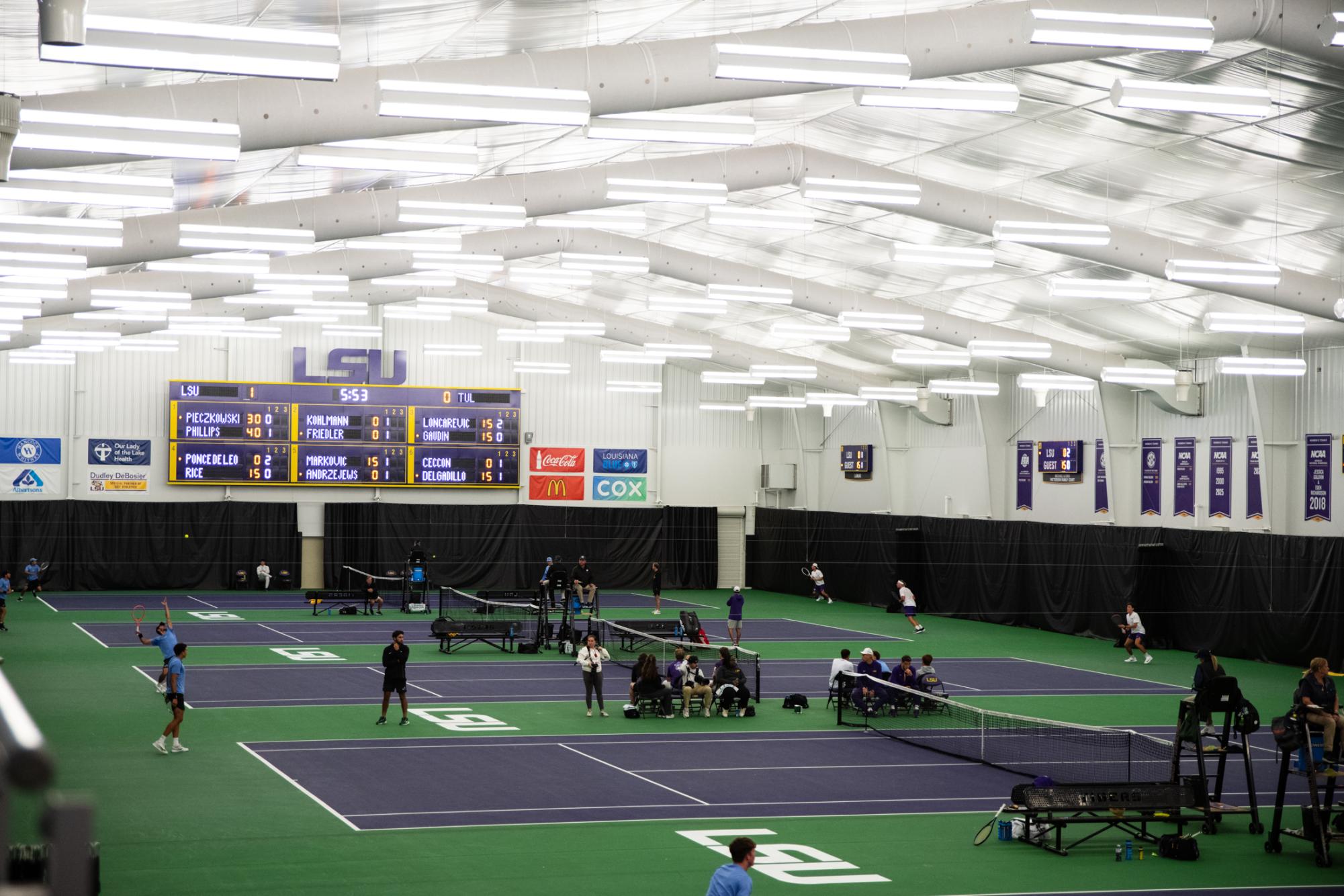 PHOTOS: LSU men's tennis defeats Tulane