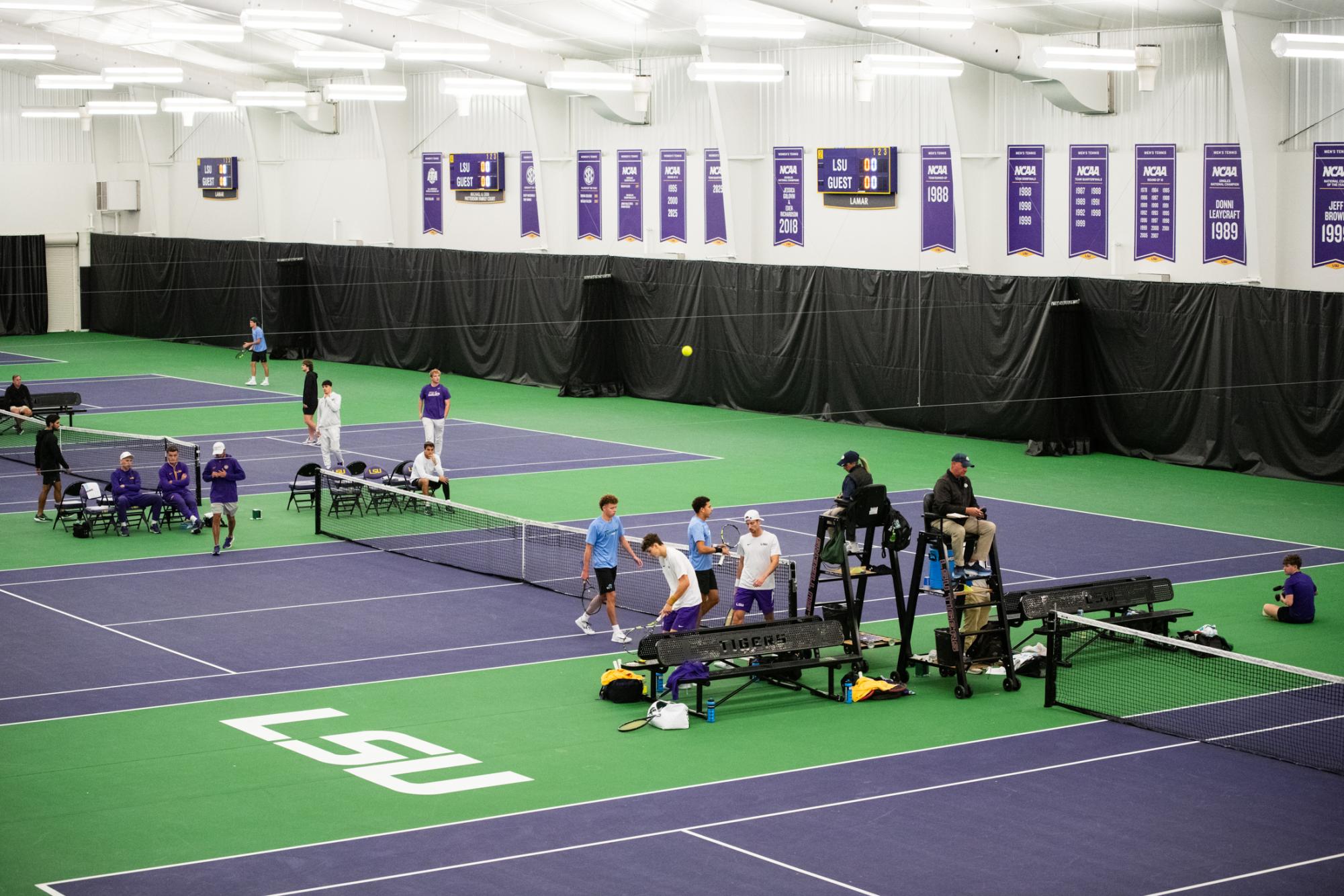 PHOTOS: LSU men's tennis defeats Tulane