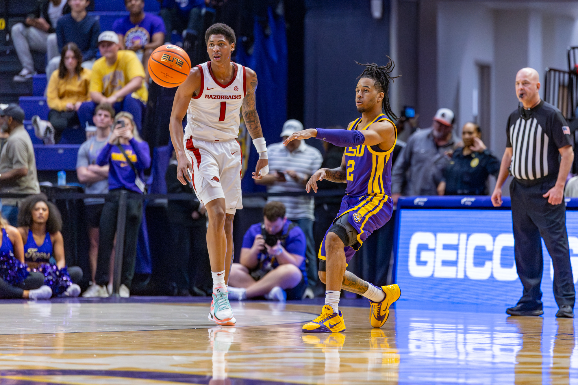 PHOTOS: LSU men's basketball crushed by Arkansas