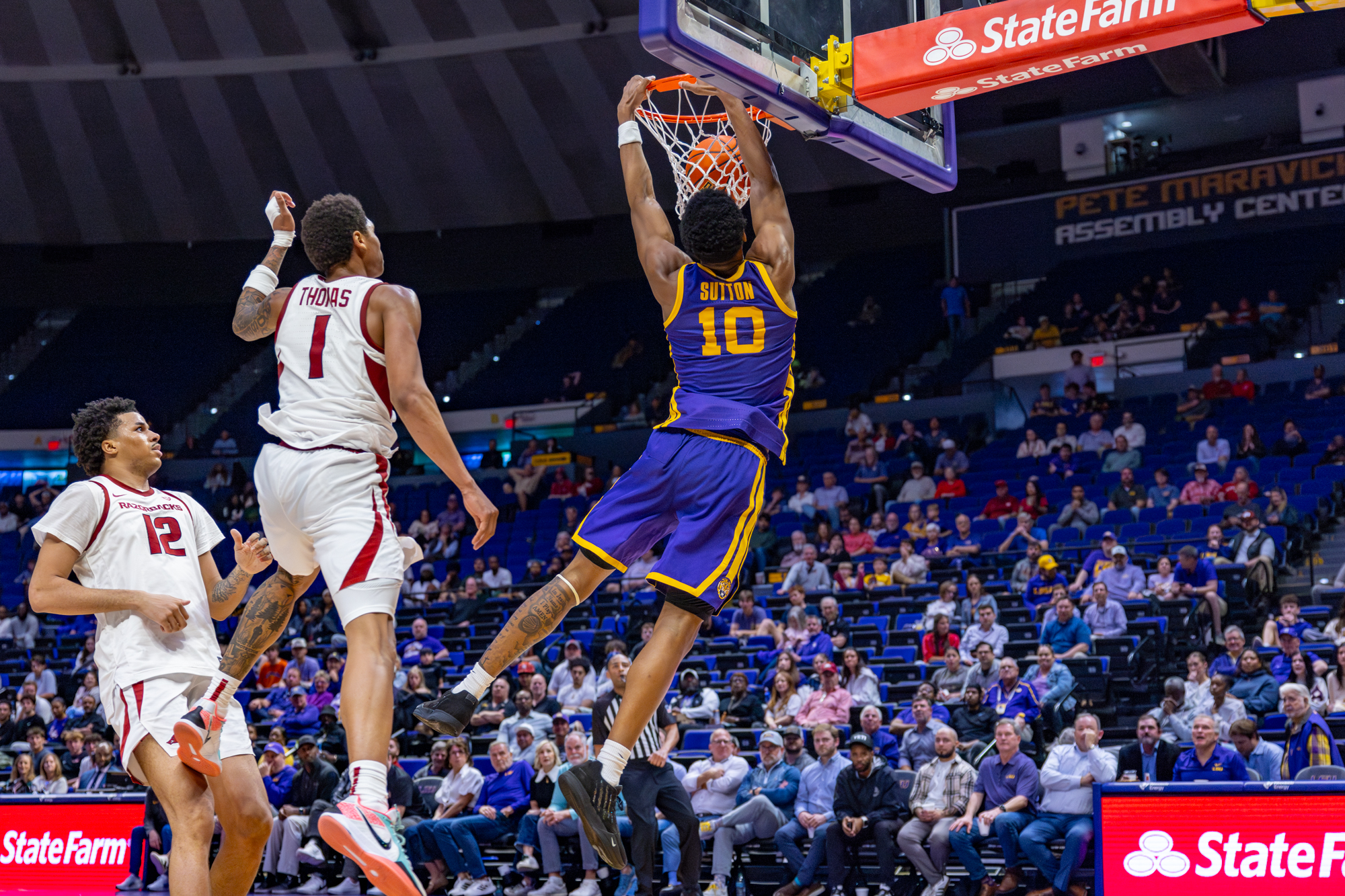 PHOTOS: LSU men's basketball crushed by Arkansas