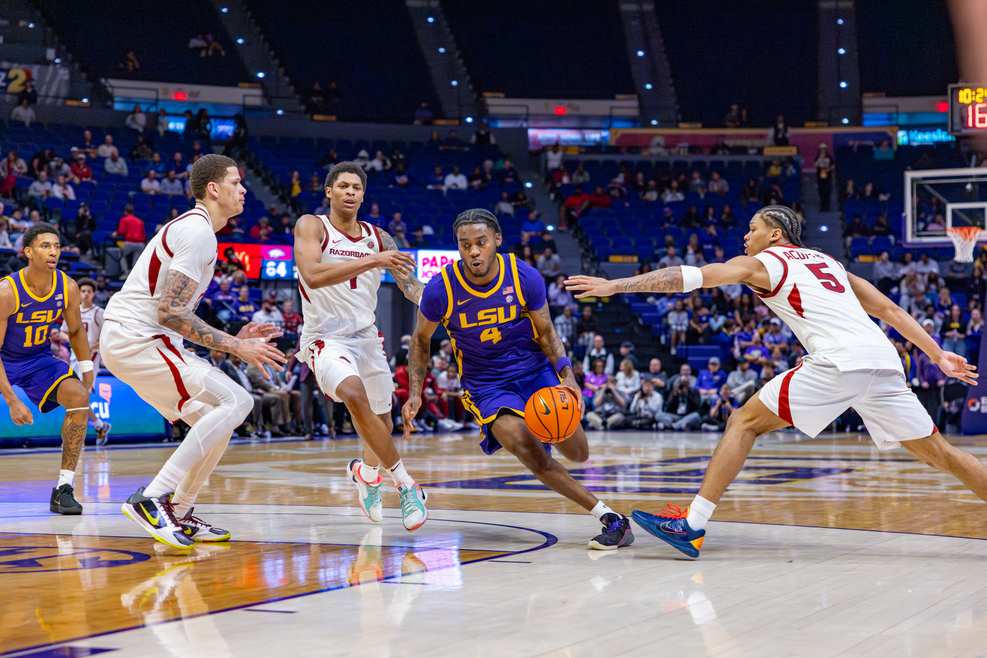 PHOTOS: LSU men's basketball crushed by Arkansas