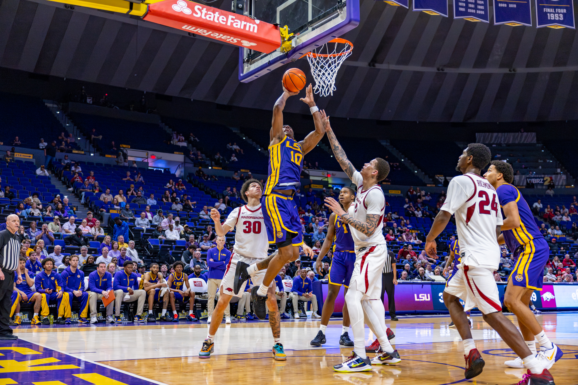PHOTOS: LSU men's basketball crushed by Arkansas