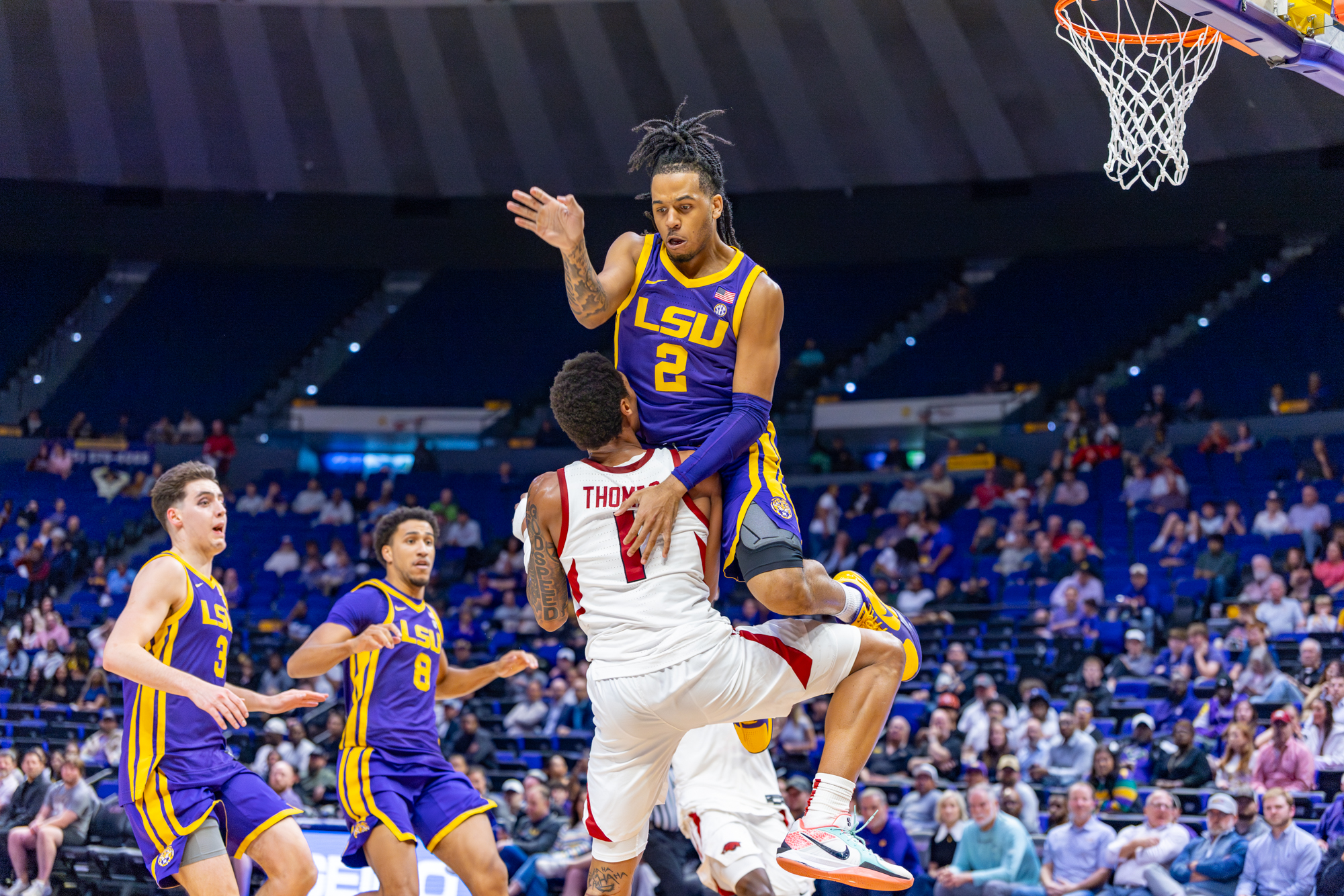 PHOTOS: LSU men's basketball crushed by Arkansas