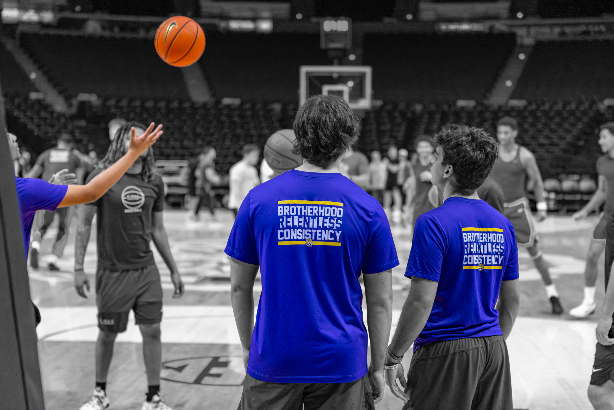 PHOTOS: LSU basketball color isolation
