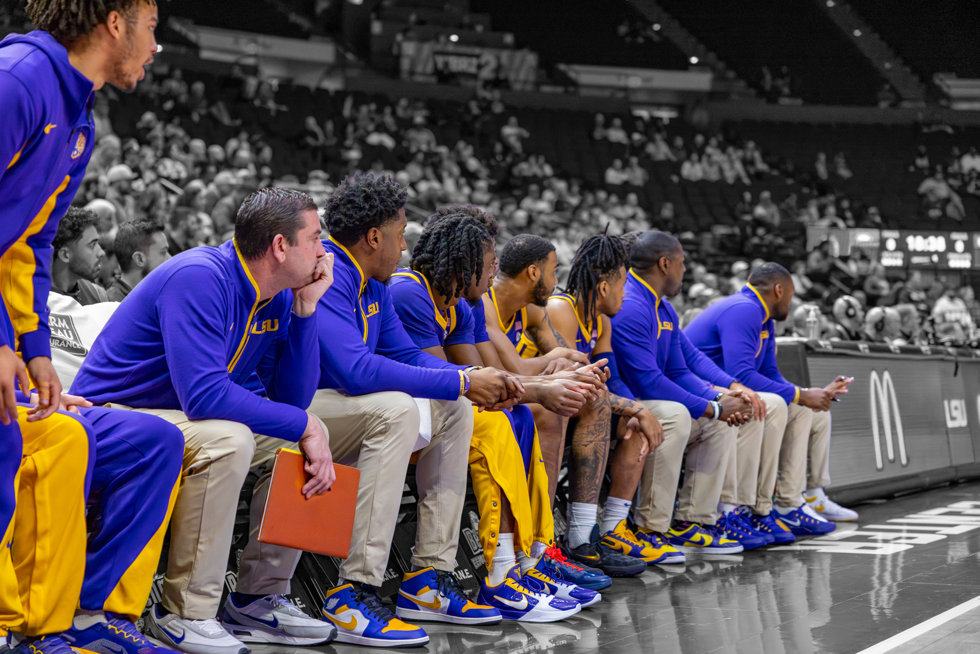 PHOTOS: LSU basketball color isolation