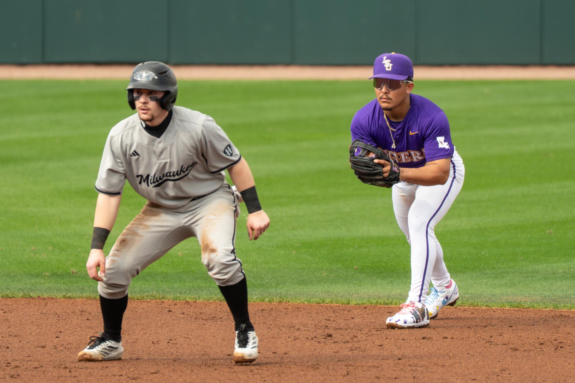 PHOTOS: LSU baseball dominates Milwaukee in home opening series