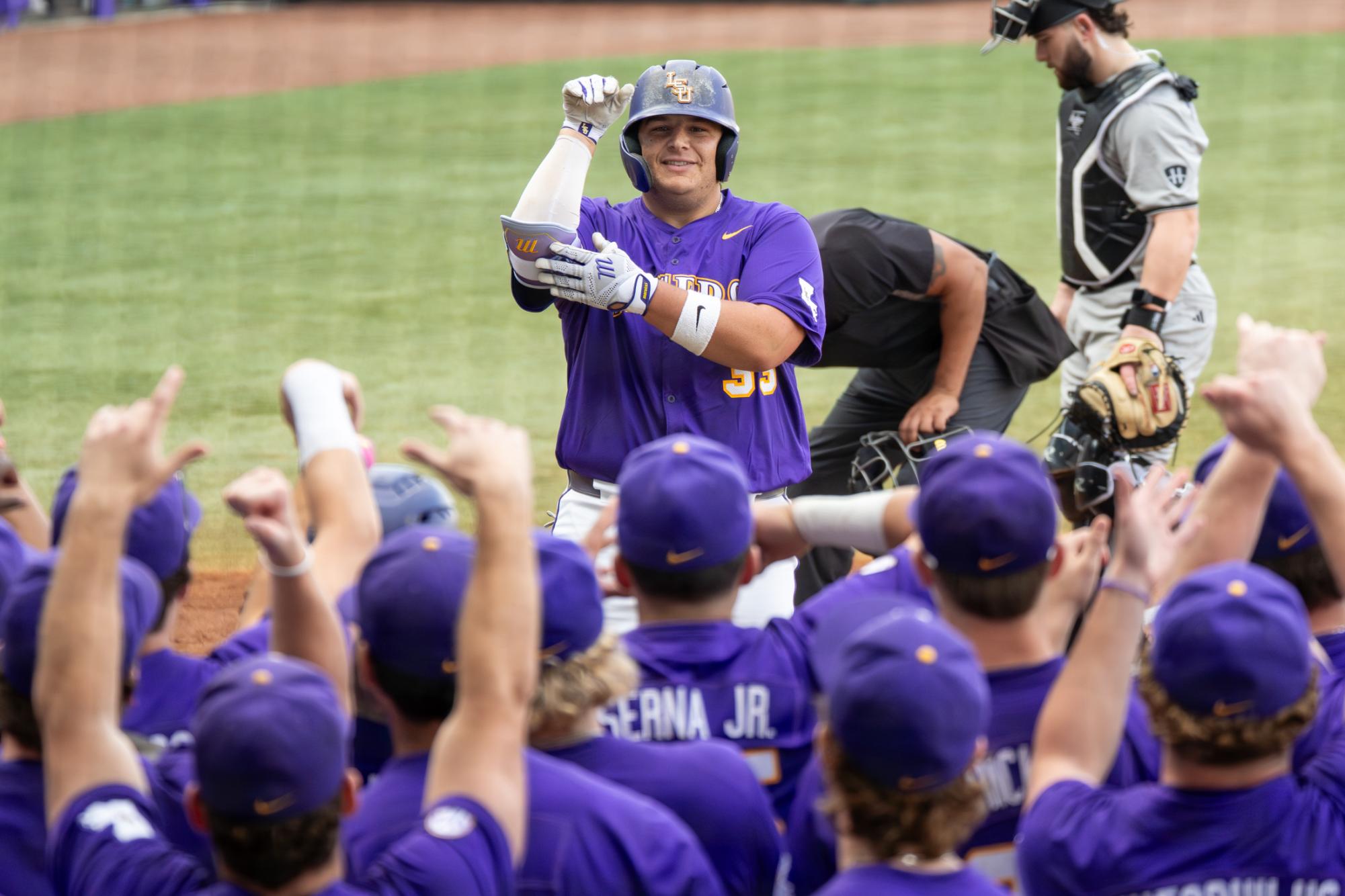 PHOTOS: LSU baseball dominates Milwaukee in home opening series