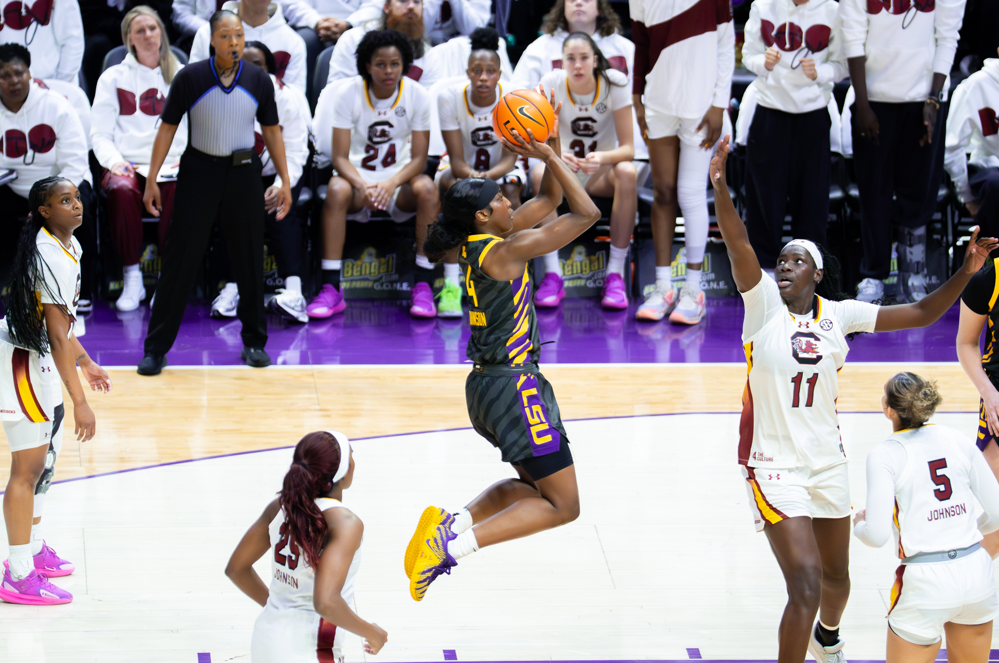 PHOTOS: LSU women's basketball suffers loss to rival South Carolina