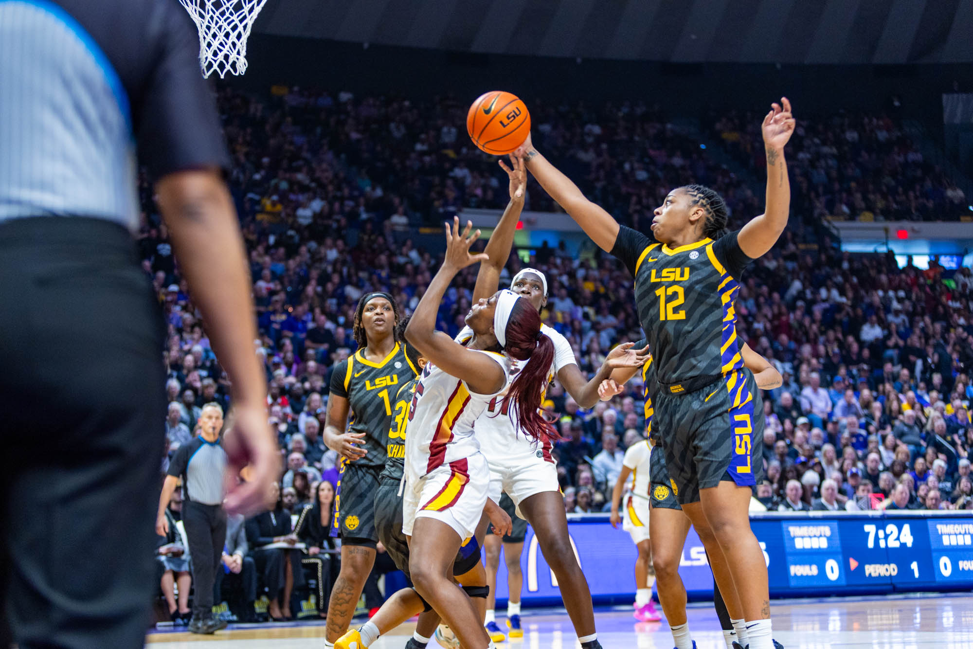 PHOTOS: LSU women's basketball suffers loss to rival South Carolina