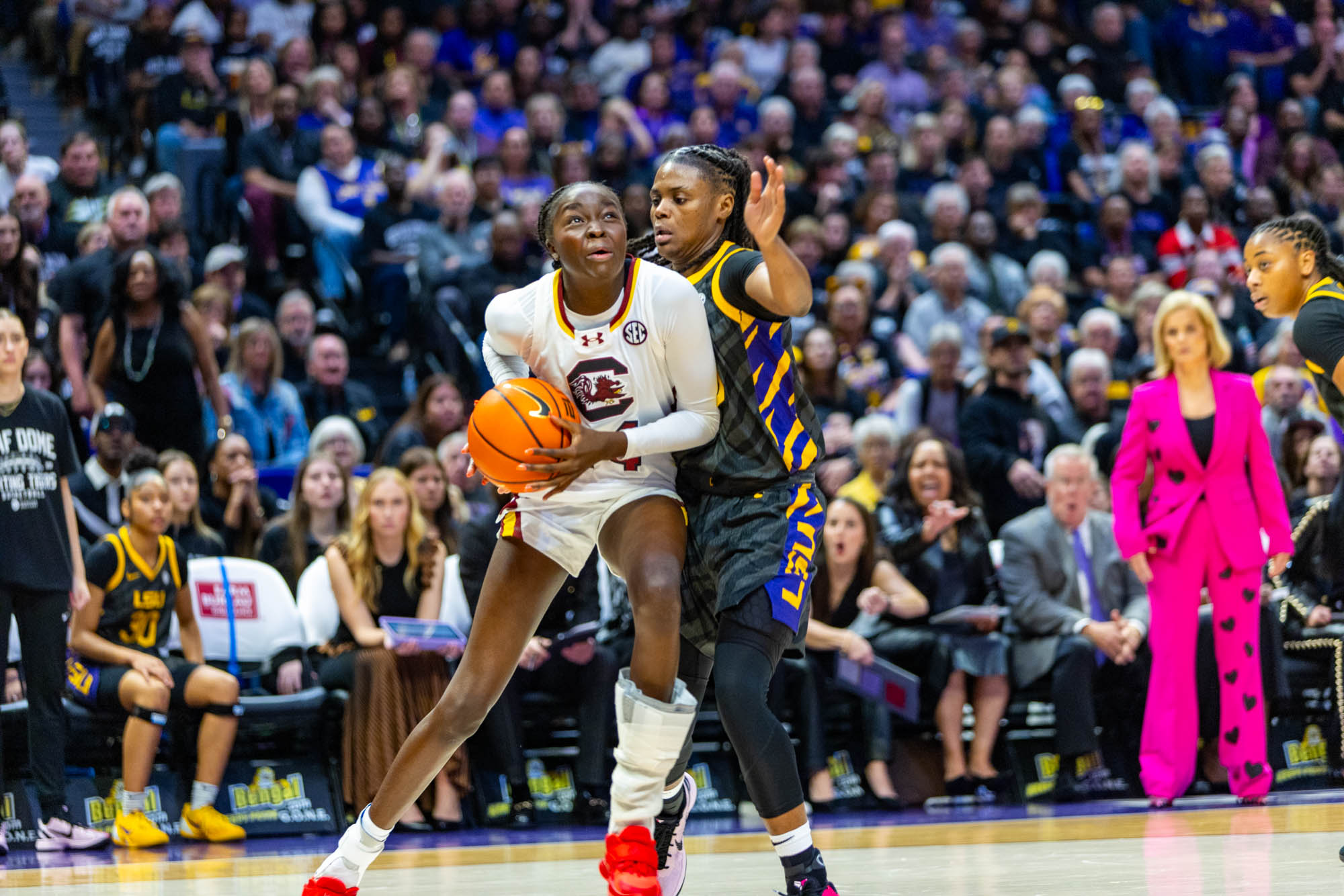 PHOTOS: LSU women's basketball suffers loss to rival South Carolina
