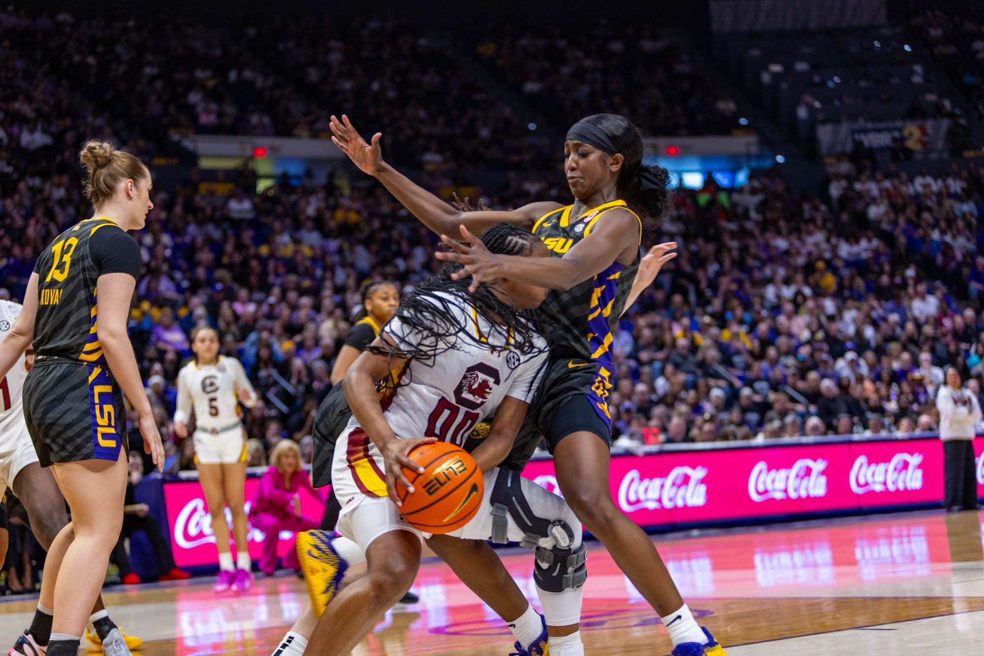 PHOTOS: LSU women's basketball suffers loss to rival South Carolina
