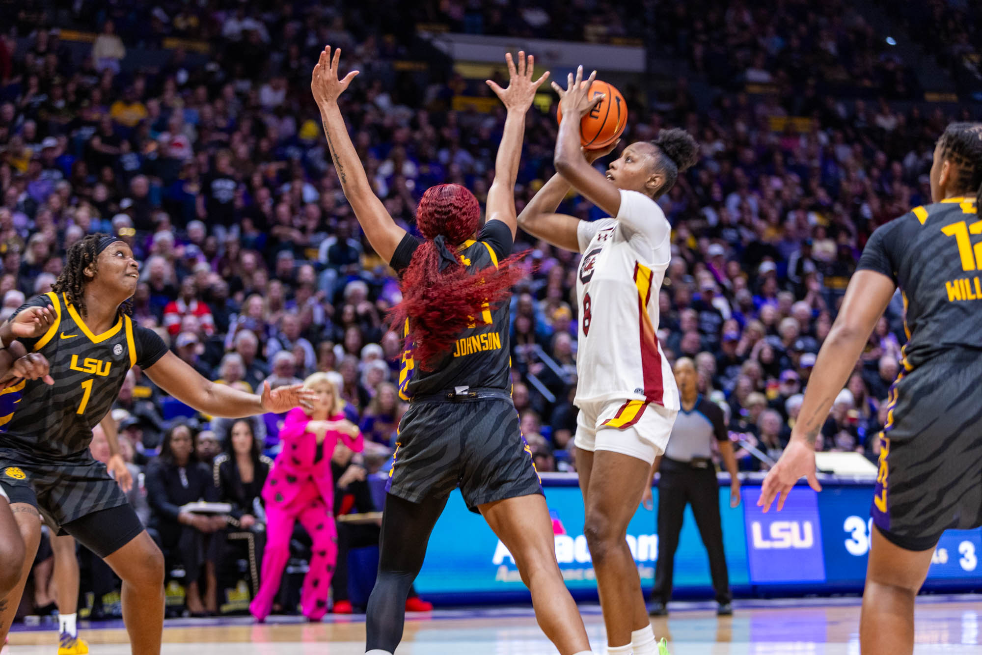 PHOTOS: LSU women's basketball suffers loss to rival South Carolina