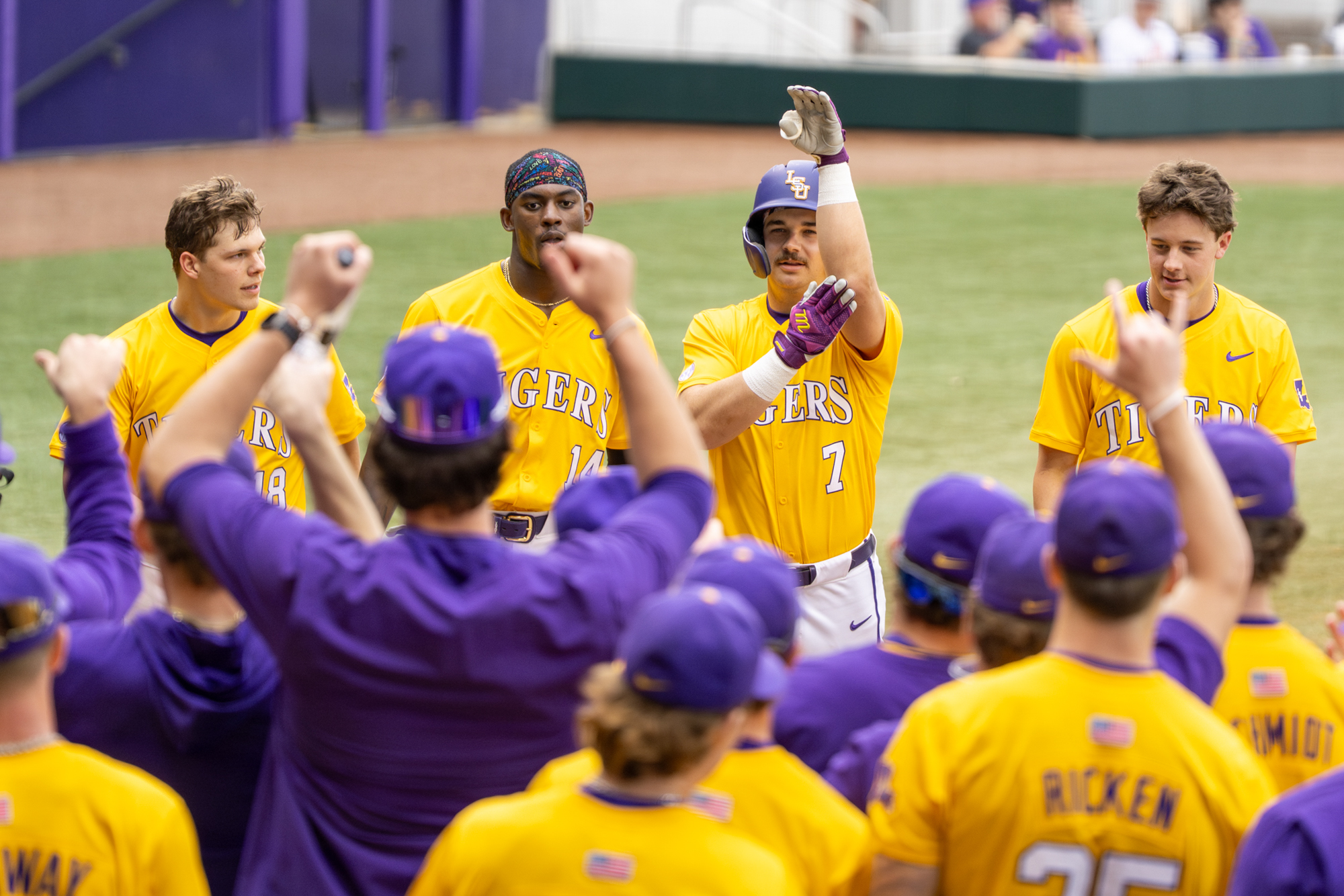 PHOTOS: LSU baseball dominates Milwaukee in home opening series