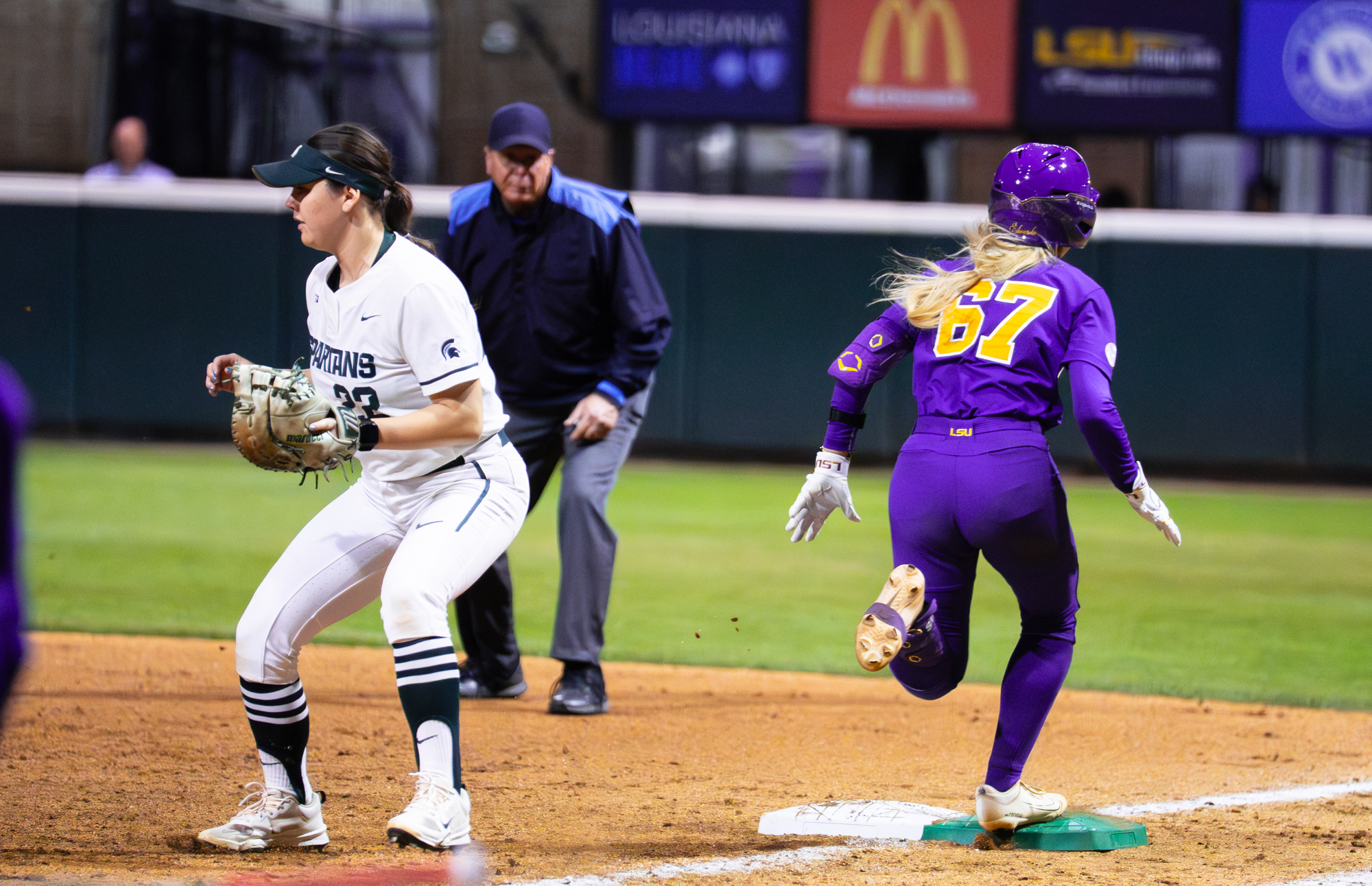 PHOTOS: LSU softball defeats Michigan State after close game