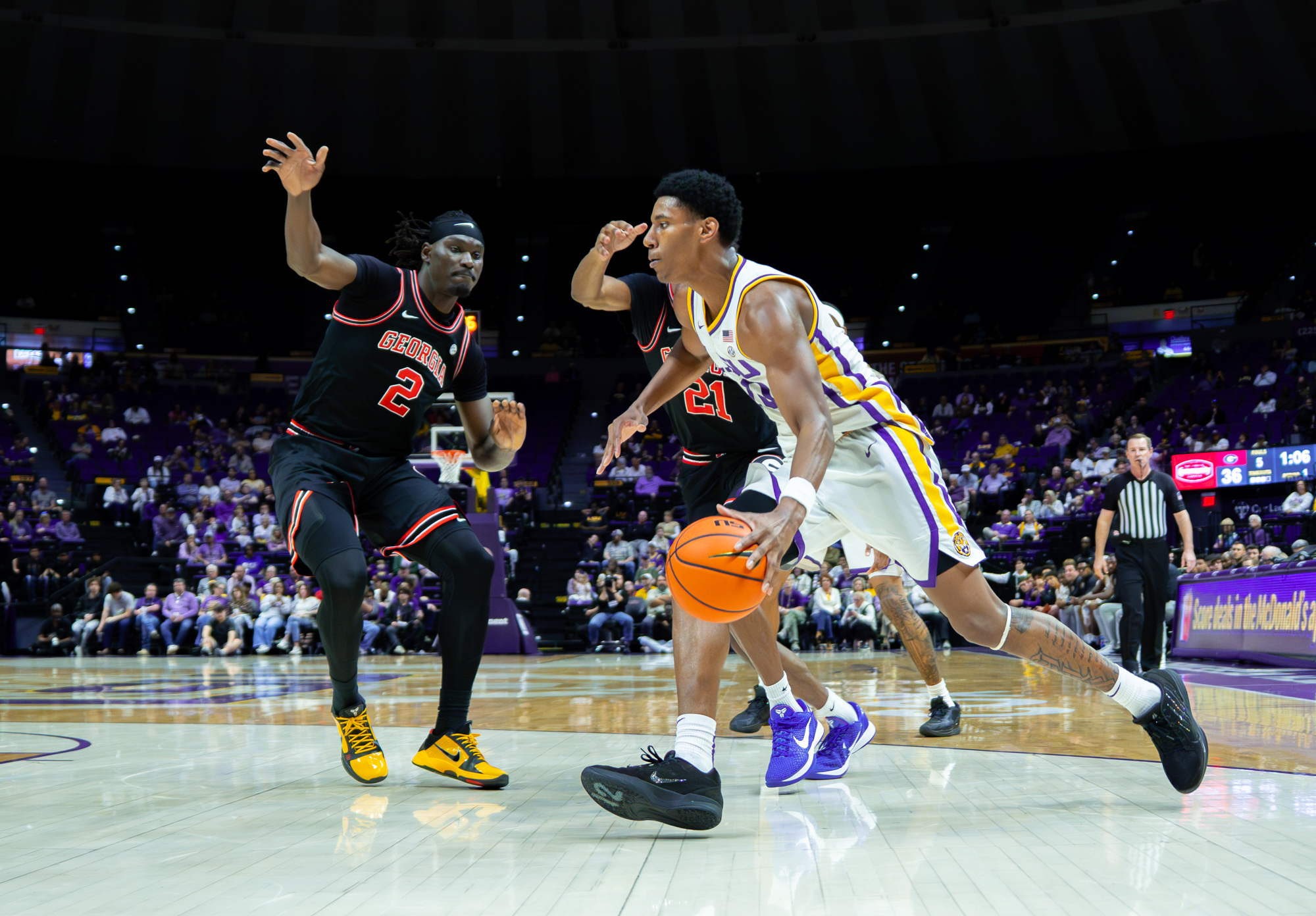 PHOTOS: LSU men's basketball earns eighth SEC loss