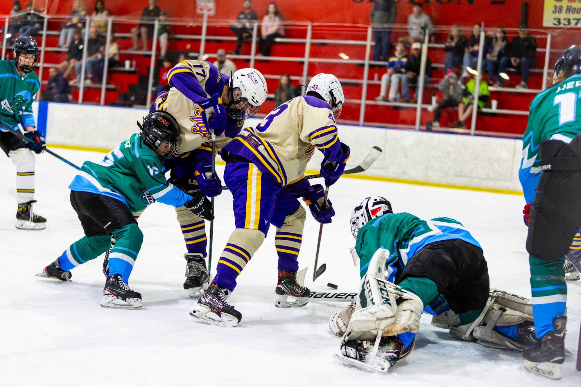PHOTOS: LSU club hockey crushes Tulane in last home game