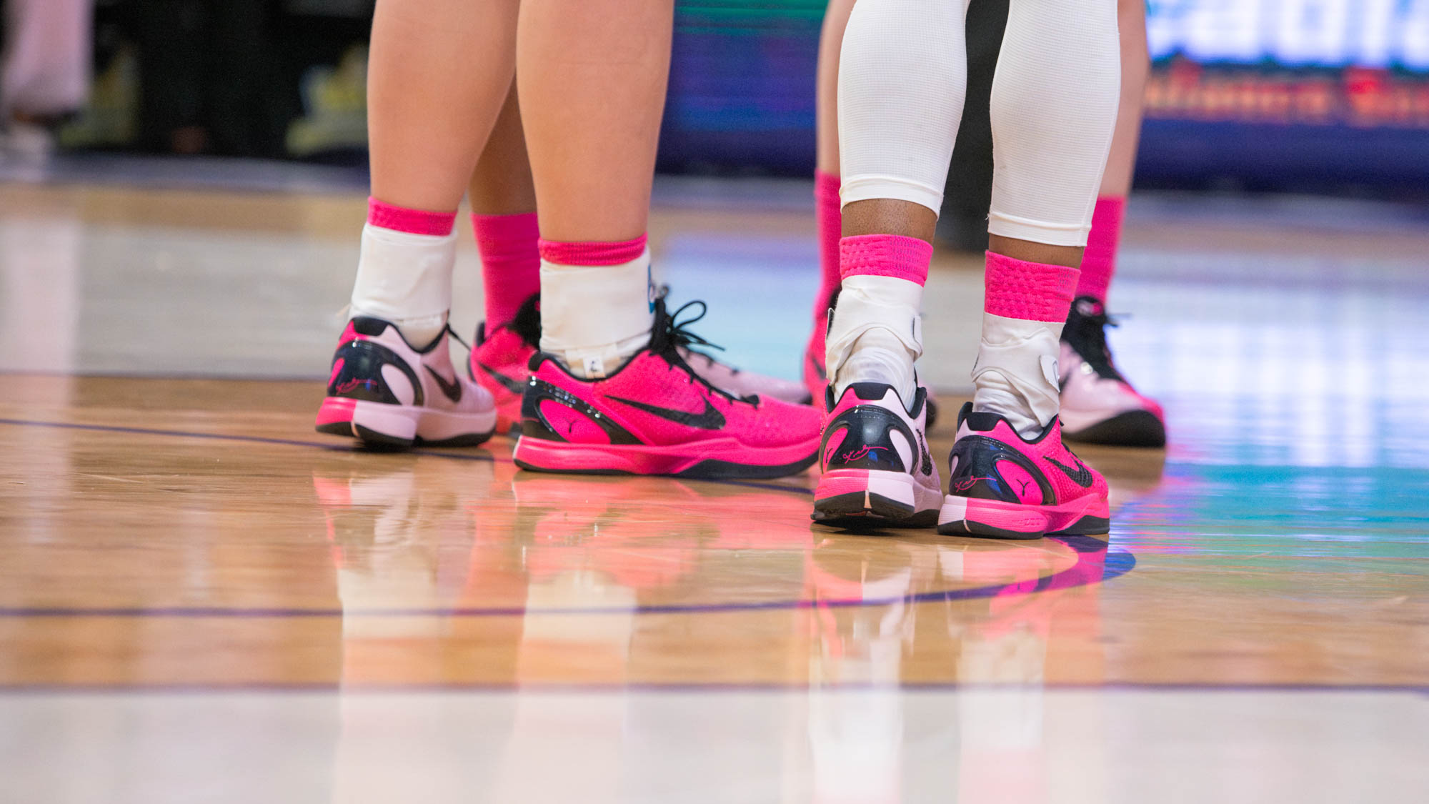 See how LSU women's basketball players use shoes to express their personality