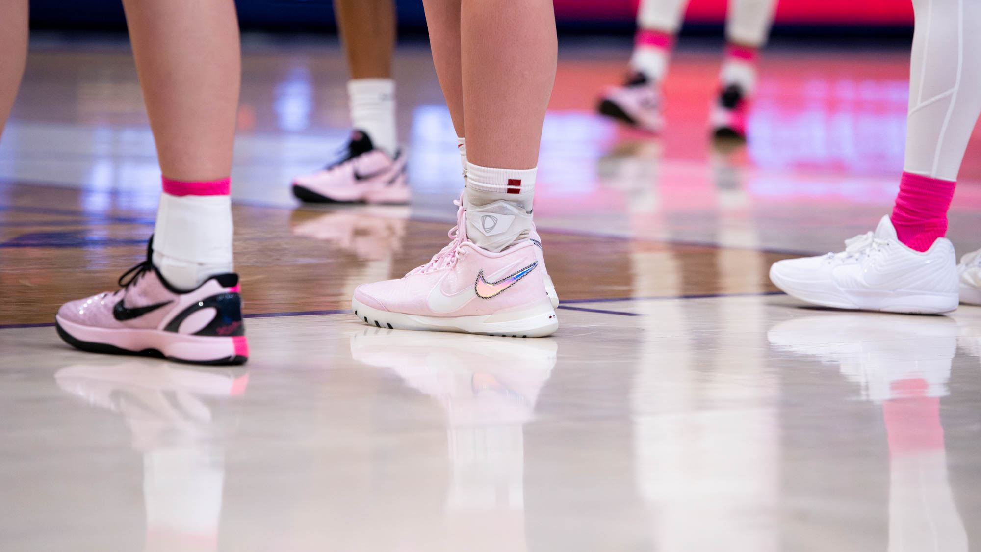 See how LSU women's basketball players use shoes to express their personality