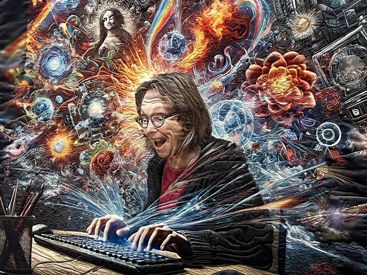 Susan Polansky's "Self Portrait."