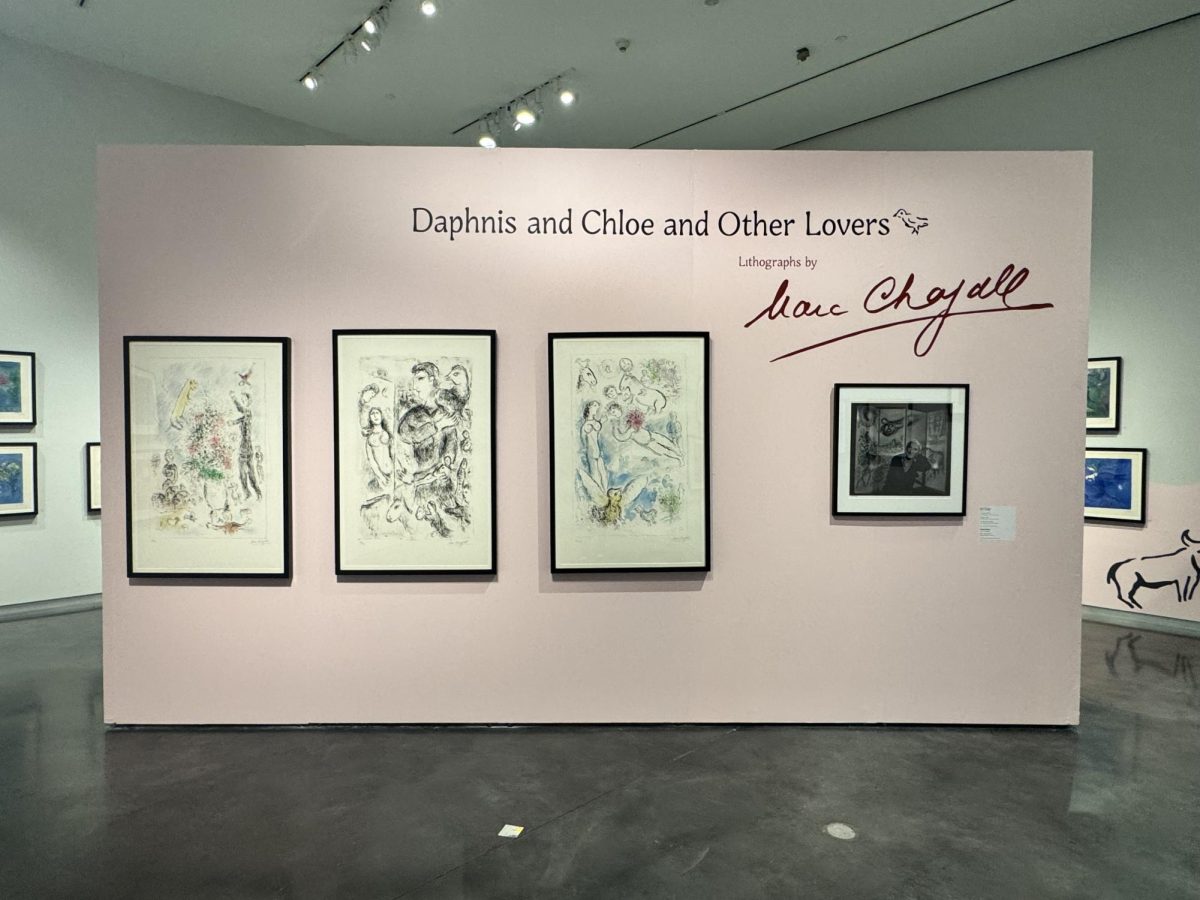 “Daphnis and Chloe and Other Lovers: Lithographs by Marc Chagall” exhibition at LSUMOA.