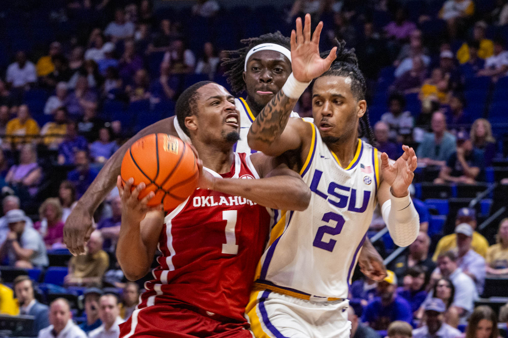 PHOTOS: LSU men's basketball loses to Oklahoma
