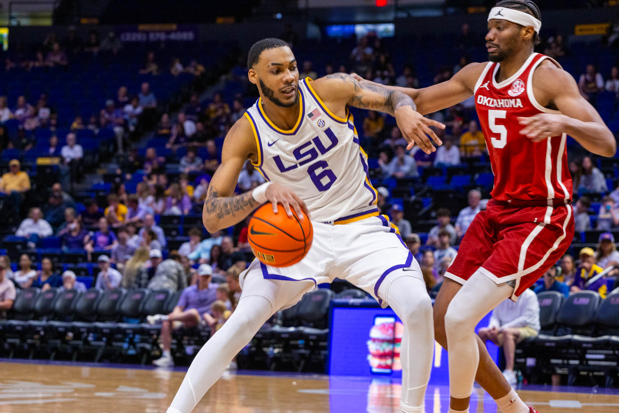 PHOTOS: LSU men's basketball loses to Oklahoma
