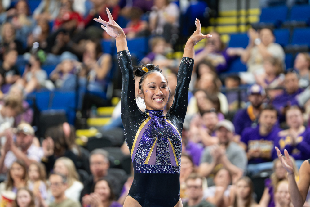 PHOTOS: LSU gymnastics tops Podium Challenge