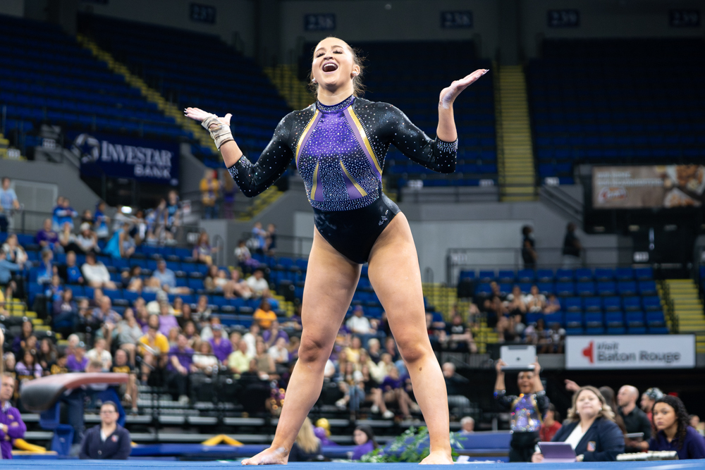 PHOTOS: LSU gymnastics tops Podium Challenge
