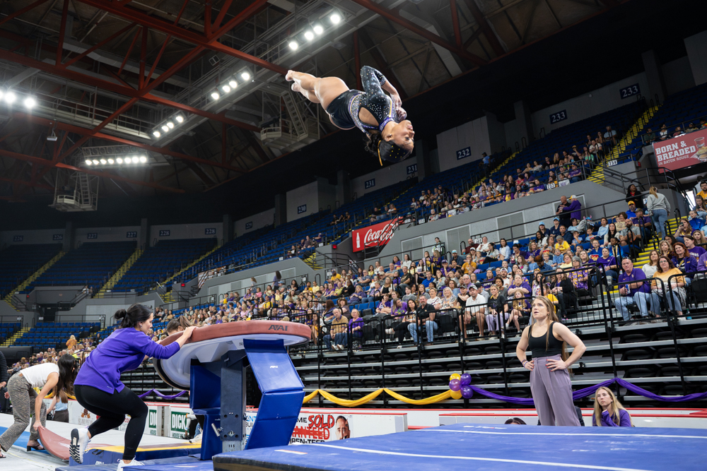 PHOTOS: LSU gymnastics tops Podium Challenge