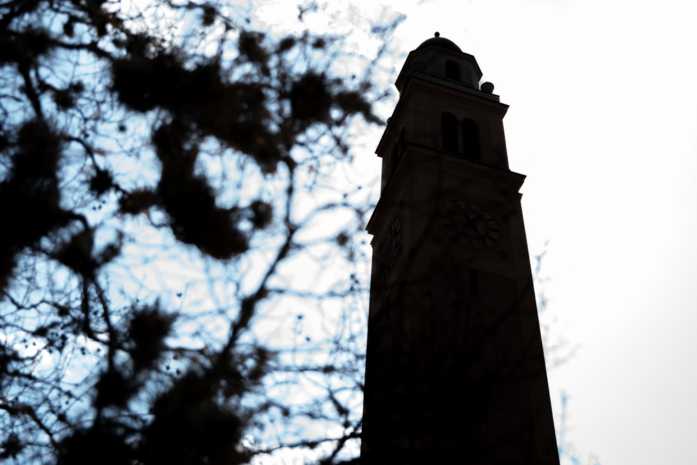 Memorial Tower sits Friday, Feb. 27, 2026 on LSU campus in Baton Rouge, La.