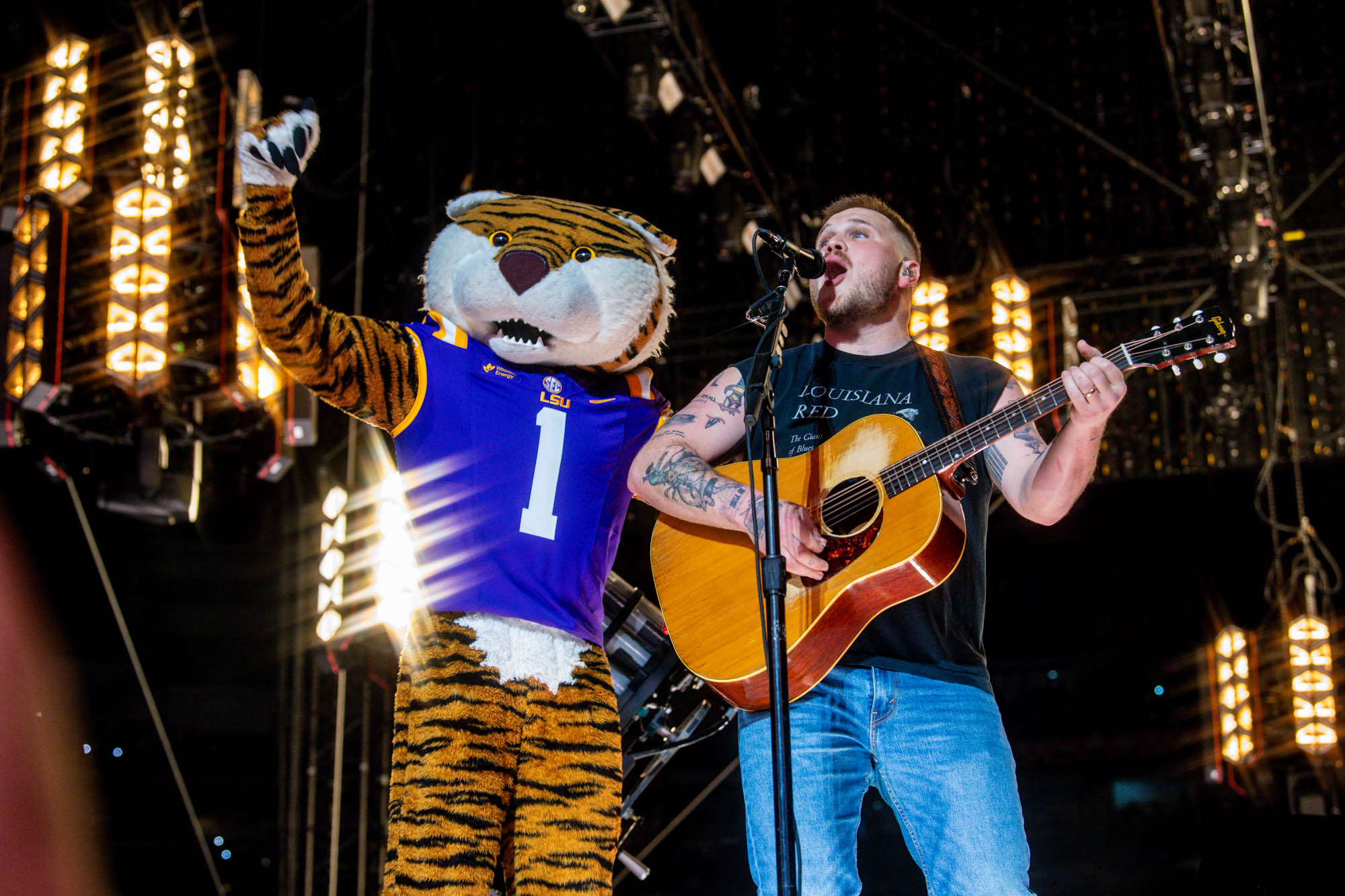 PHOTOS: Zach Bryan performs at Tiger Stadium