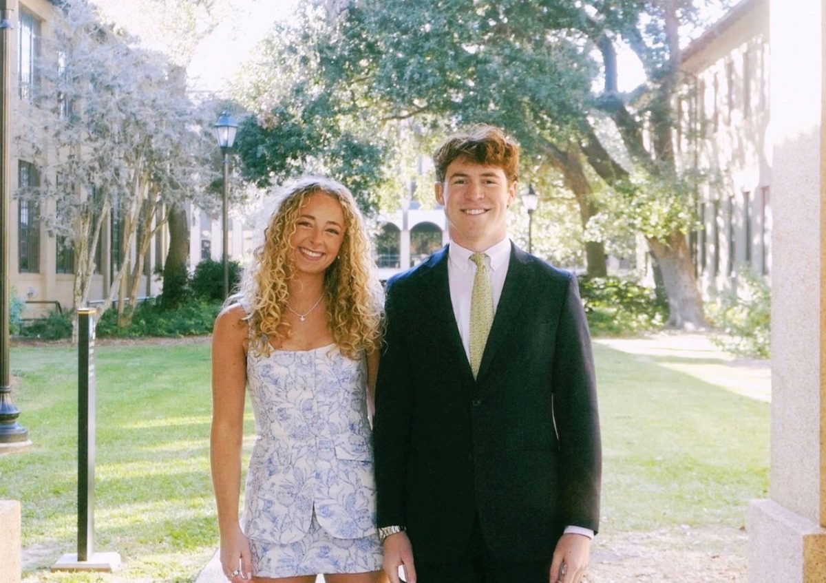 LSU student government president and vice president candidates Jack Miller and Sydney Hebert. Courtesy of Jack Miller