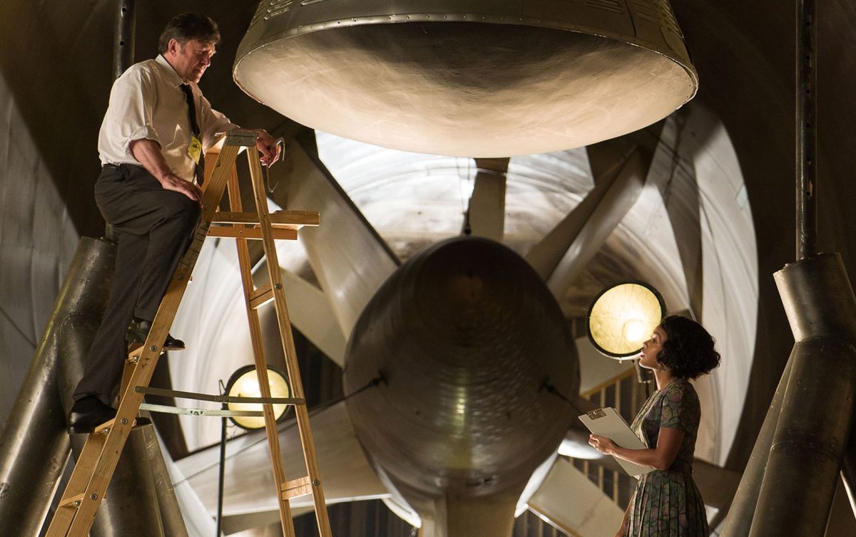 Scene from "Hidden Figures," art directed by Jeremy Woolsey. (Courtesy of 20th Century Studios).