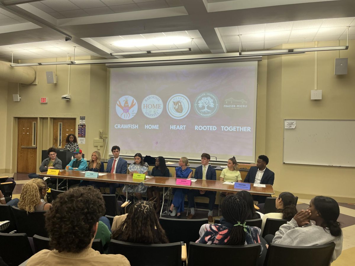 LSU Student Government candidates sit down to debate Tuesday, March 17, 2026 in Baton Rouge, La.