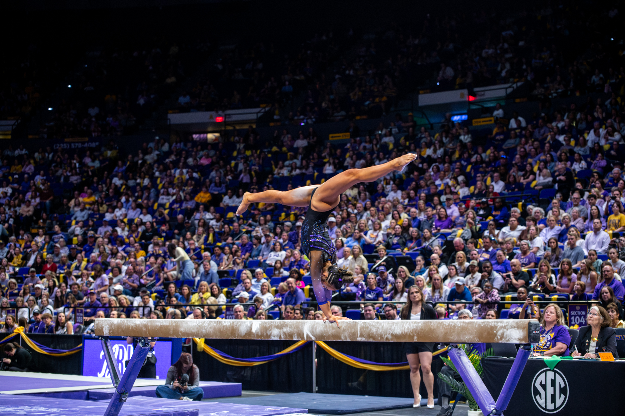 PHOTOS: LSU gymnastics stuns Arkansas on senior night