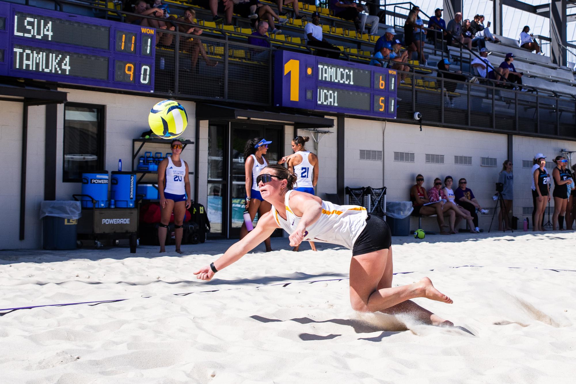 PHOTOS: LSU beach volleyball defeats Texas A&M-Kingsville