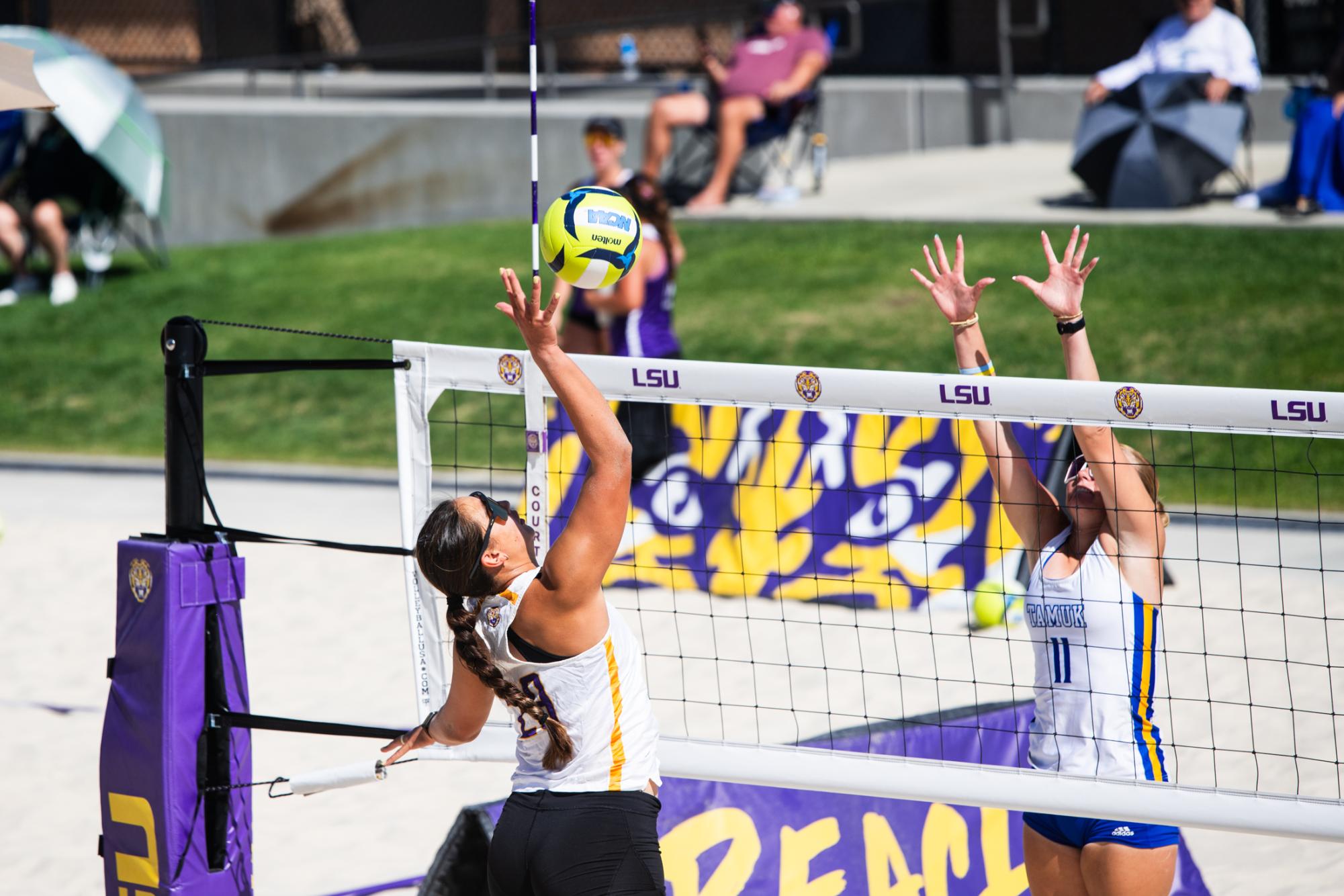 PHOTOS: LSU beach volleyball defeats Texas A&M-Kingsville