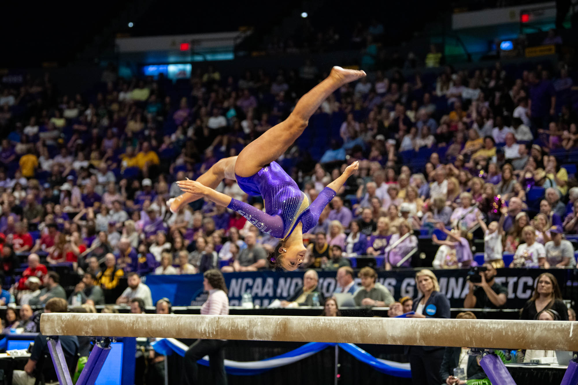 PHOTOS: LSU gymnastics advances to regional final