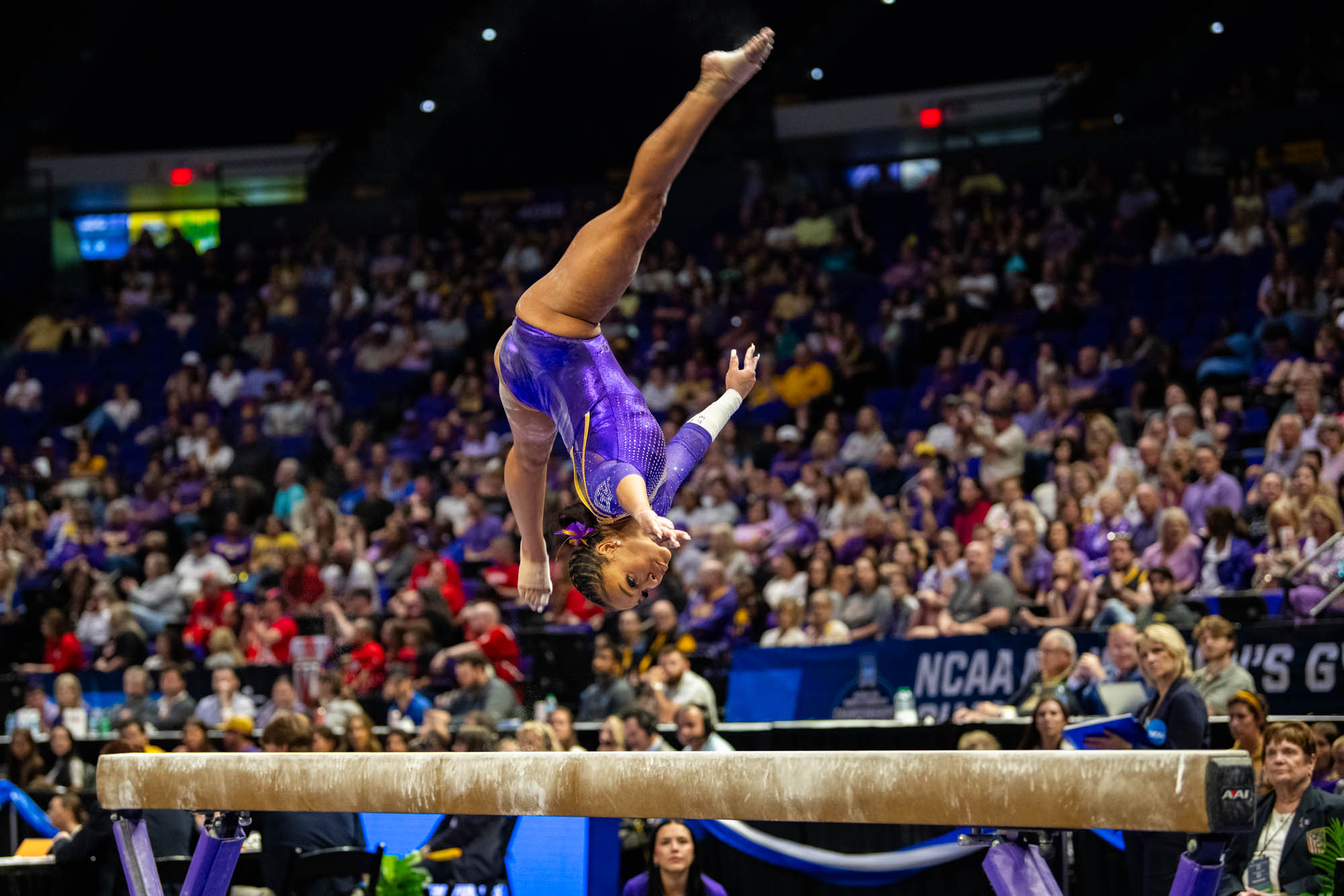 PHOTOS: LSU gymnastics advances to regional final
